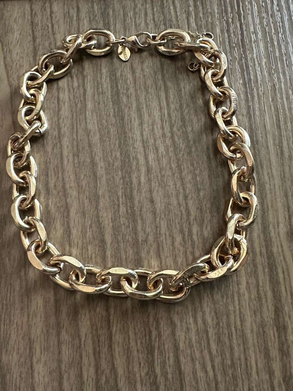 Express Chunky Gold-Tone Link Necklace